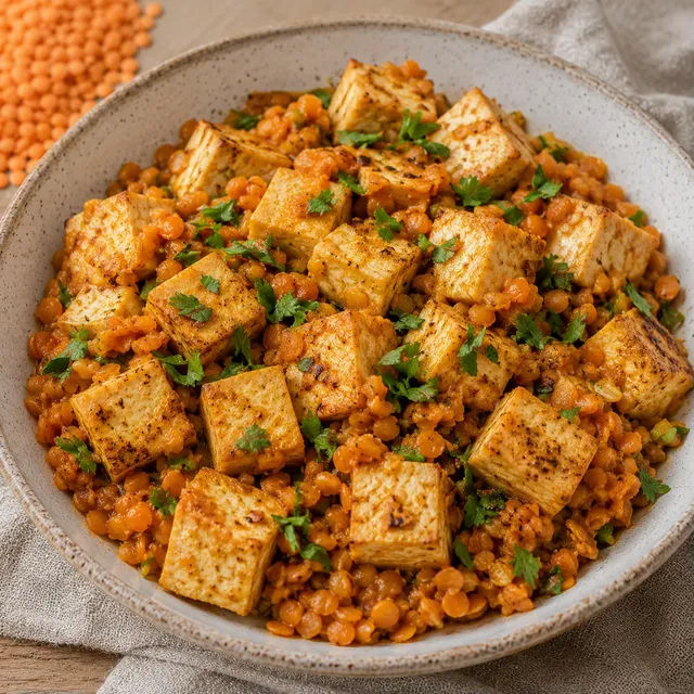 Tofu Lentilles Sans Effort