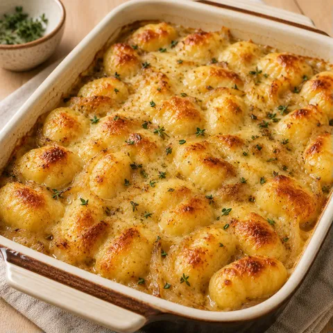 Gnocchis fondants gratinés