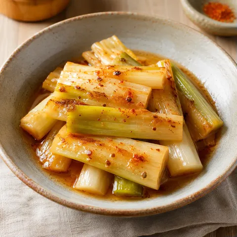Poireaux Tendres au Miso