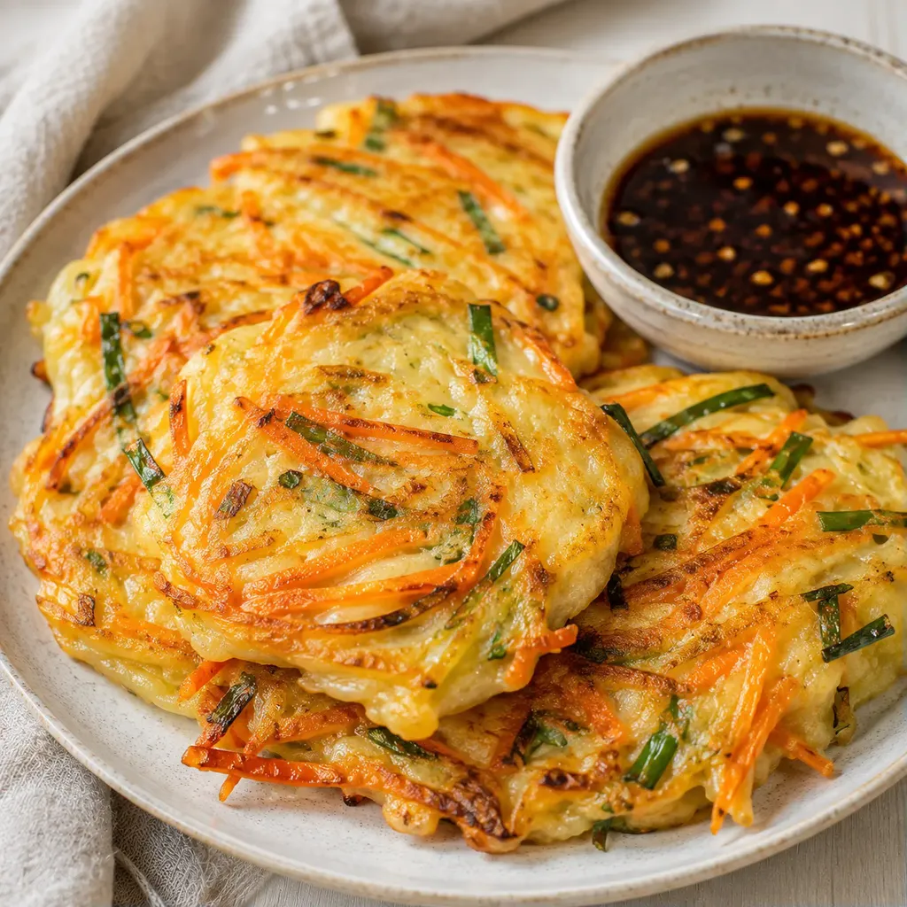 Pancakes coréens aux légumes