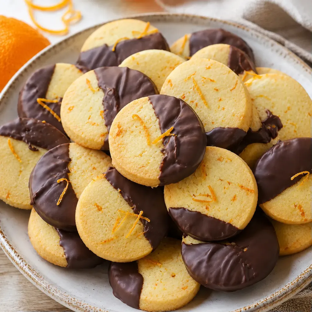 Sablés orange & chocolat