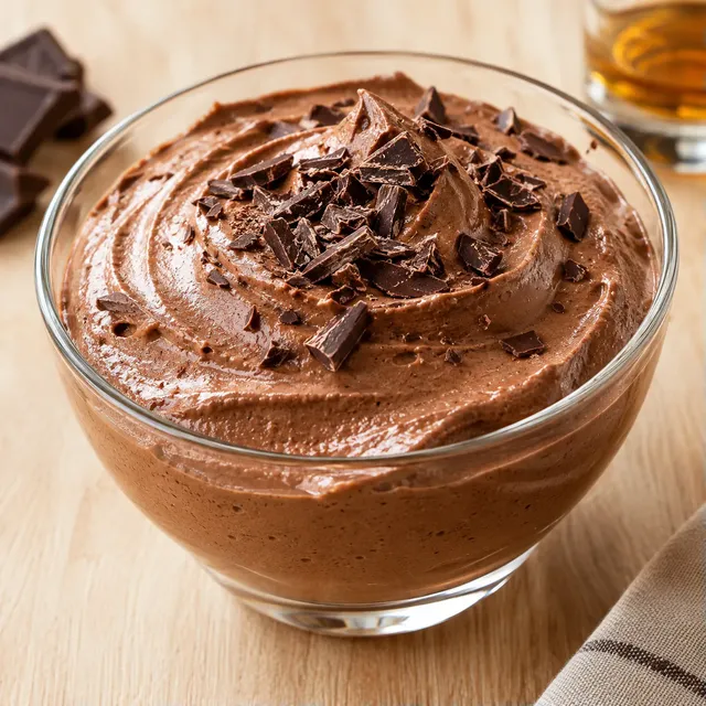 Choco whiskey mousse