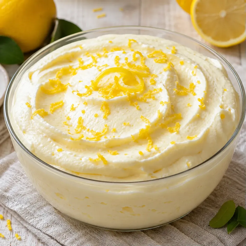 Mousse citron douce