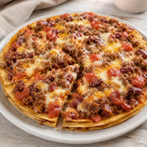 Pizza mexicaine maison