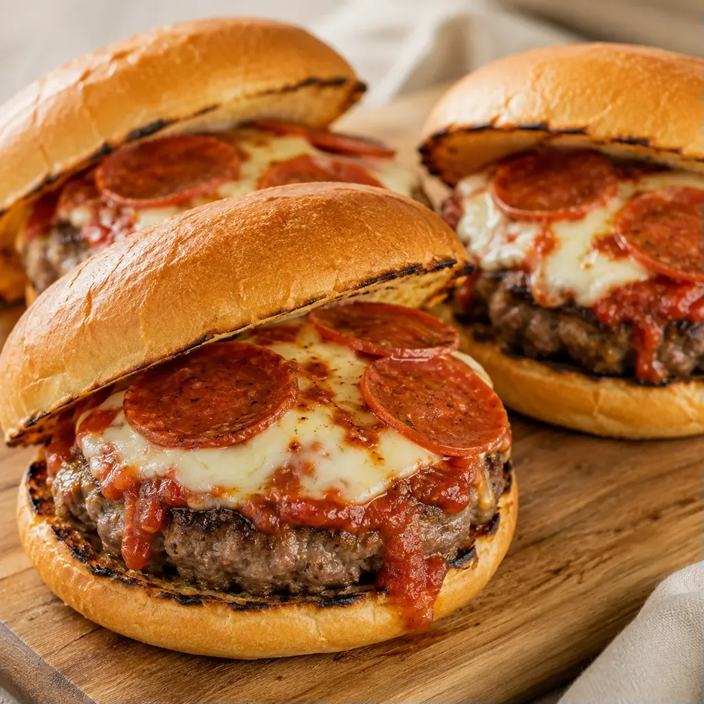 Pizza burgers maison