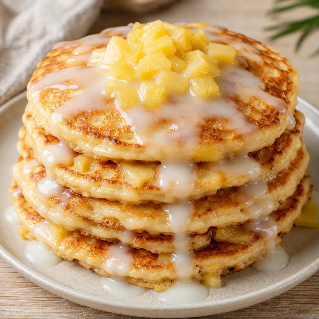 Ananas coco pancakes