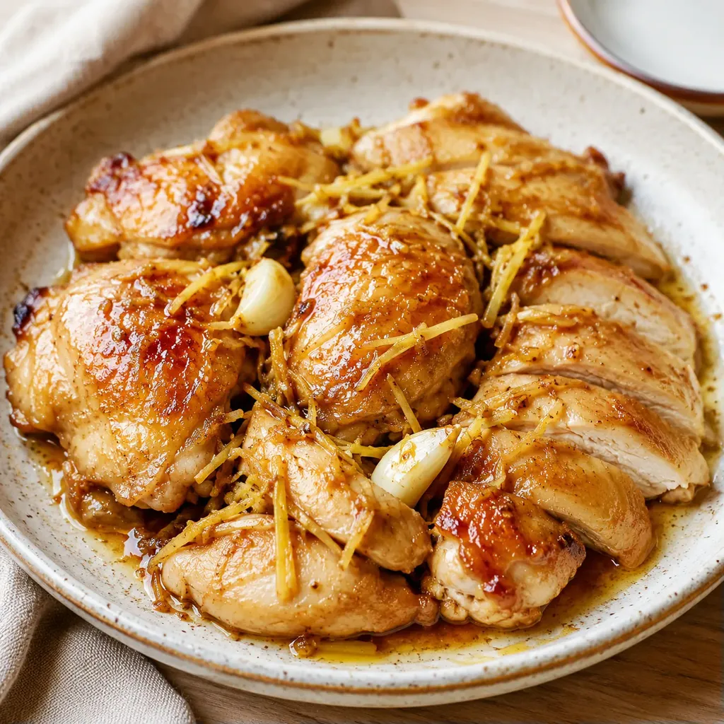 Poulet au gingembre parfumé