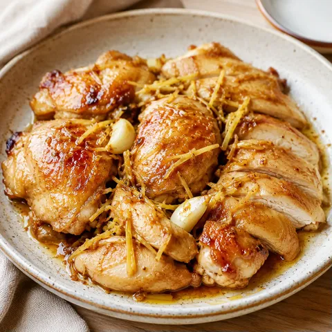 Poulet au gingembre parfumé