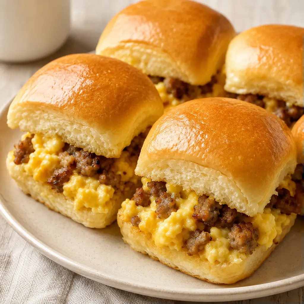 Sliders matin gourmands