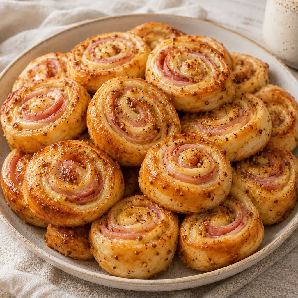 Roulés jambon fromage