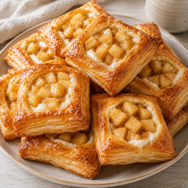 Pommes fromage feuilletés