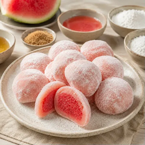 Mochi frais pastèque