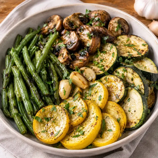 Légumes dorés au four