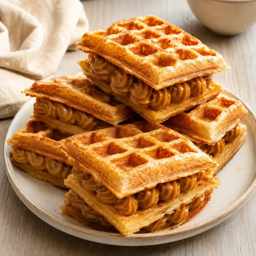 Gaufres dulce leche