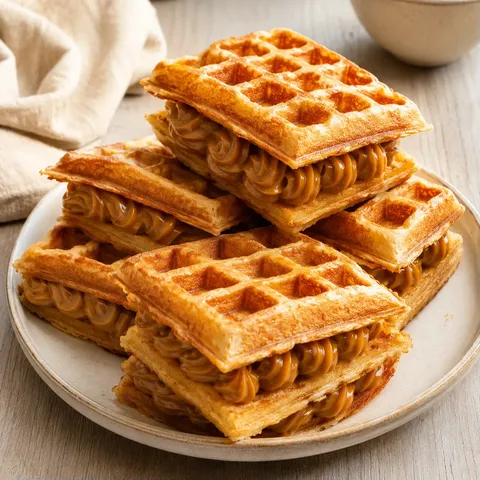 Gaufres dulce leche