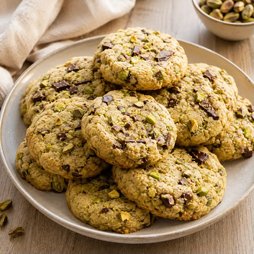 Sablés fondants pistache