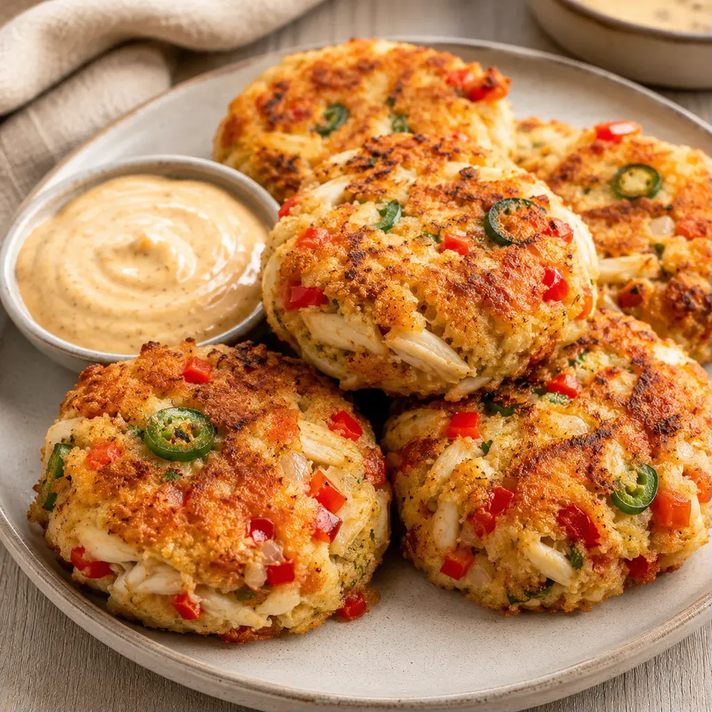 Galettes crabe aioli