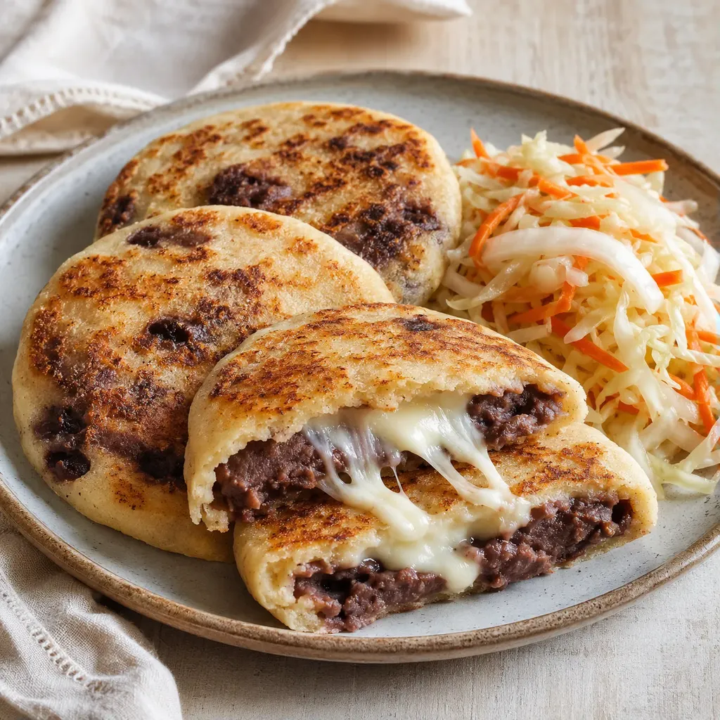 Pupusas croquantes et curtido