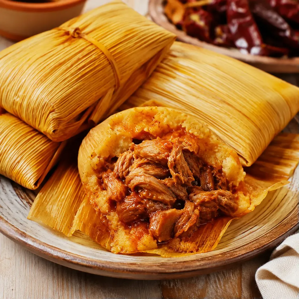 Tamales porc épicé