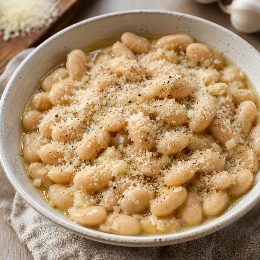 Haricots ail parmesan