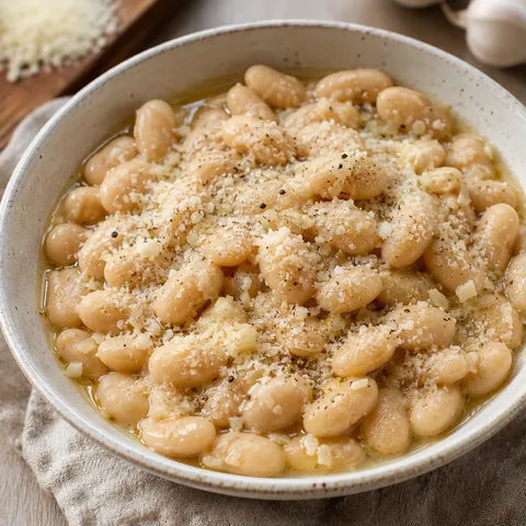 Haricots ail parmesan