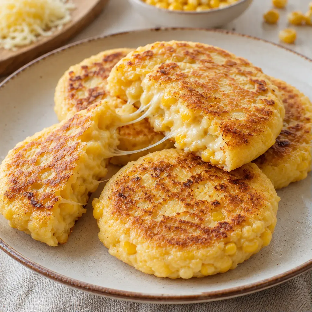 Galettes maïs fromage fondant