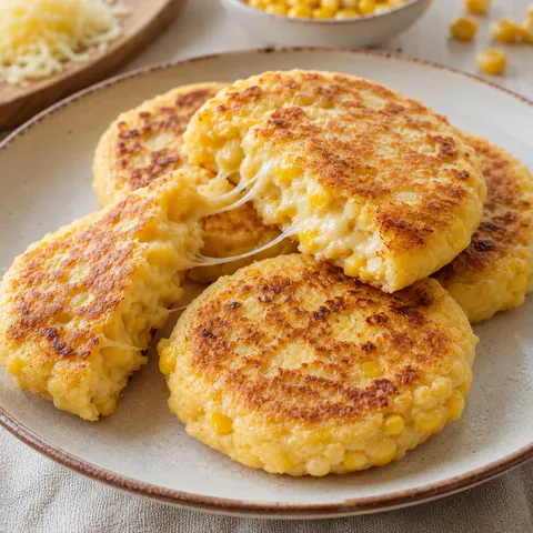 Galettes maïs fromage fondant
