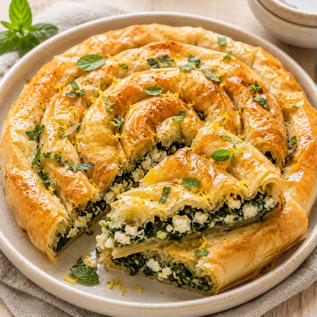 Épinards feta croquants
