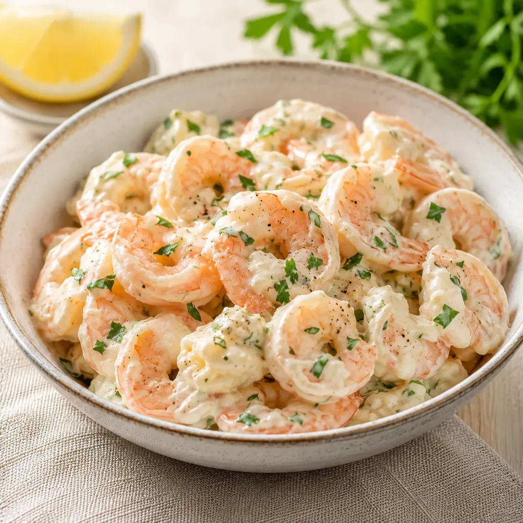 Crevettes fraîches et mayo