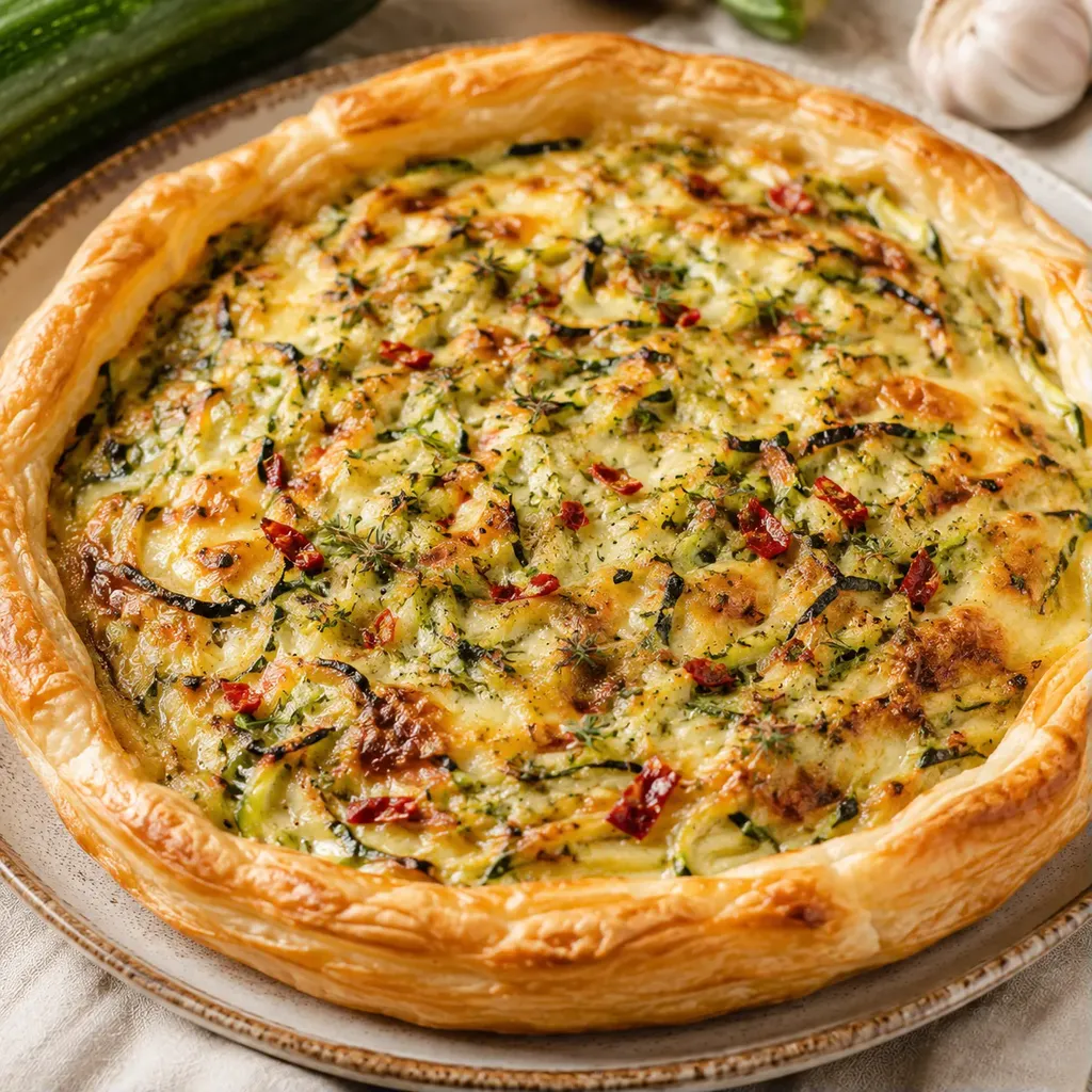 Tarte Courgettes et fromage