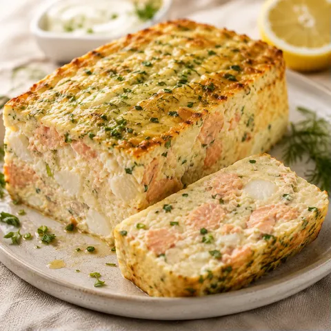 Saumon et colin flan