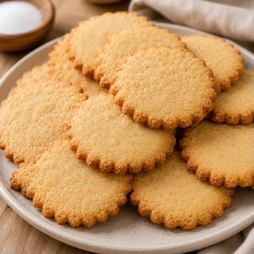 Biscuits fins et croquants