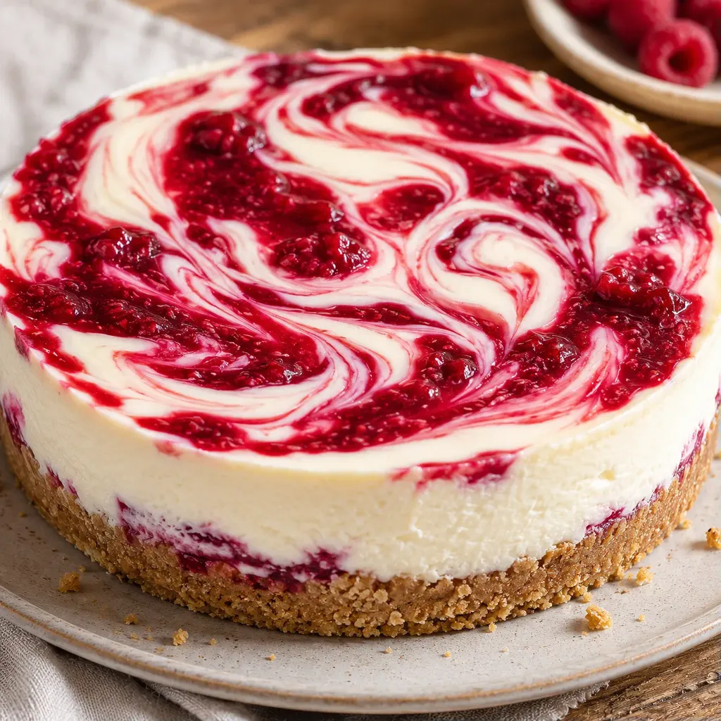 Cheesecake framboise simple
