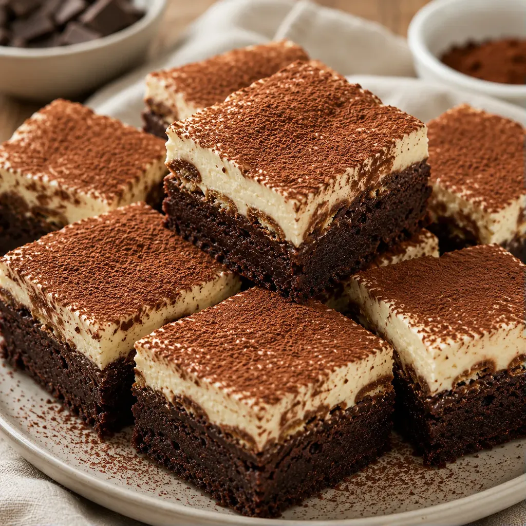 Brownies et tiramisu