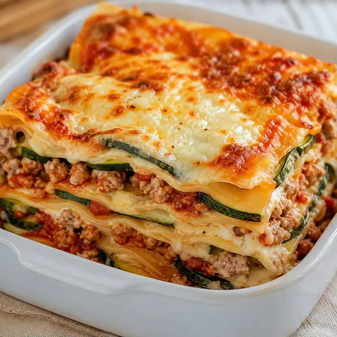 Lasagnes courgettes saucisse gourmande