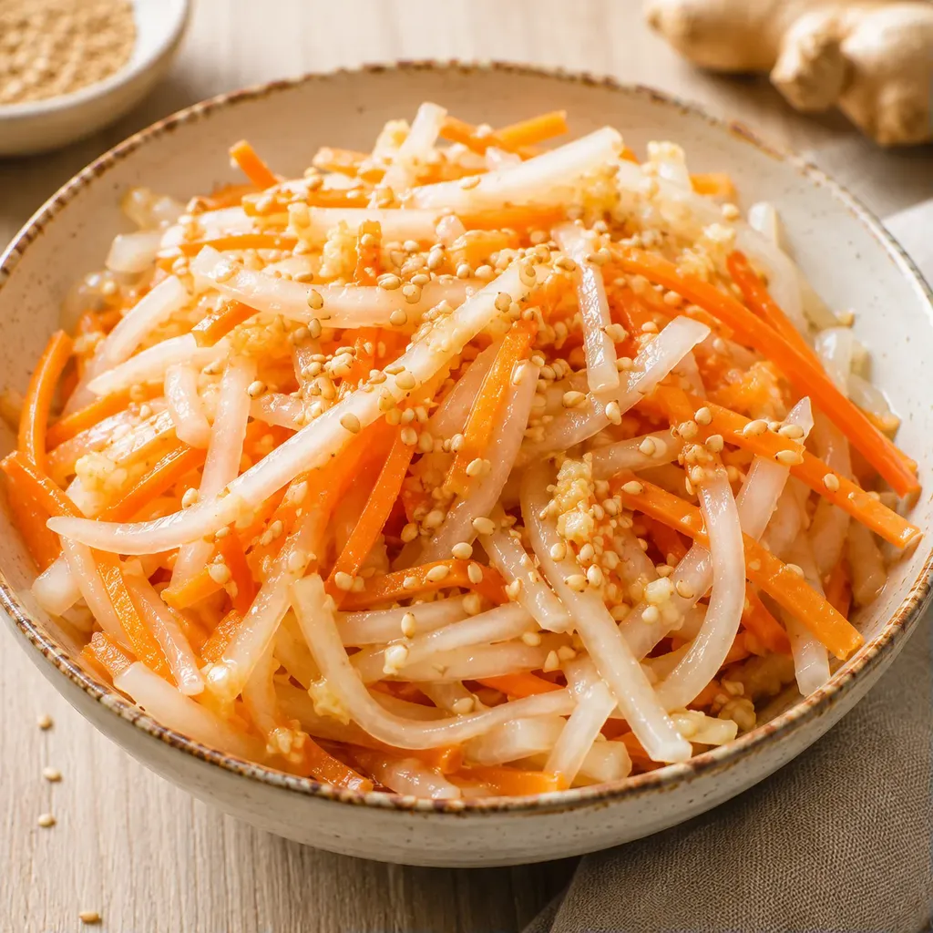 Daikon carotte sésame
