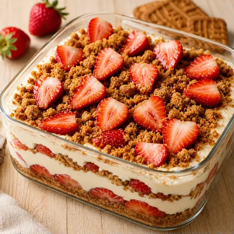 Spéculoos et fraises