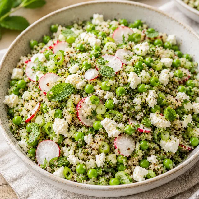 Salade Petit Pois Quinoa Feta