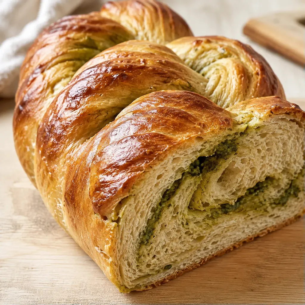 Brioche salée Pesto et sarrasin