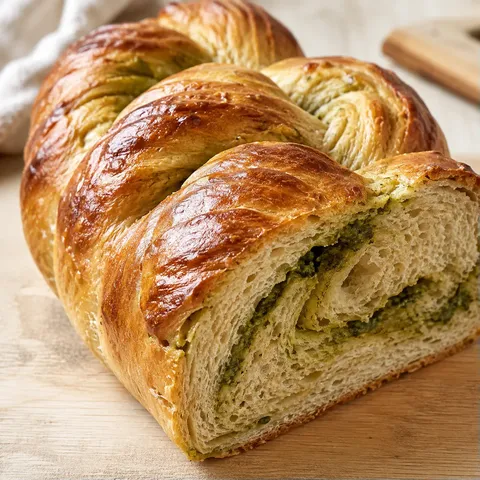 Brioche salée Pesto et sarrasin