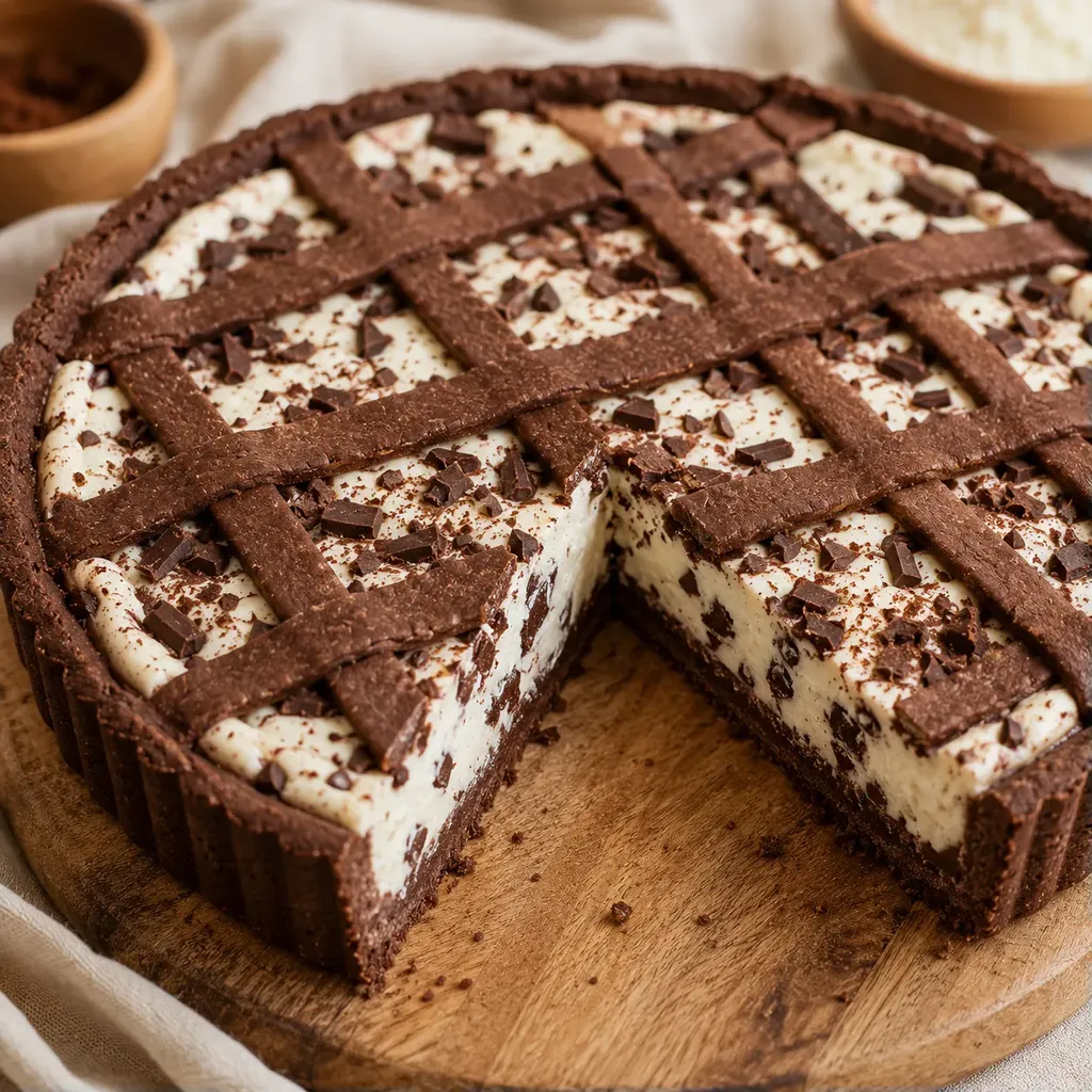 Crostata chocolat ricotta