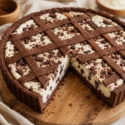 Crostata chocolat ricotta