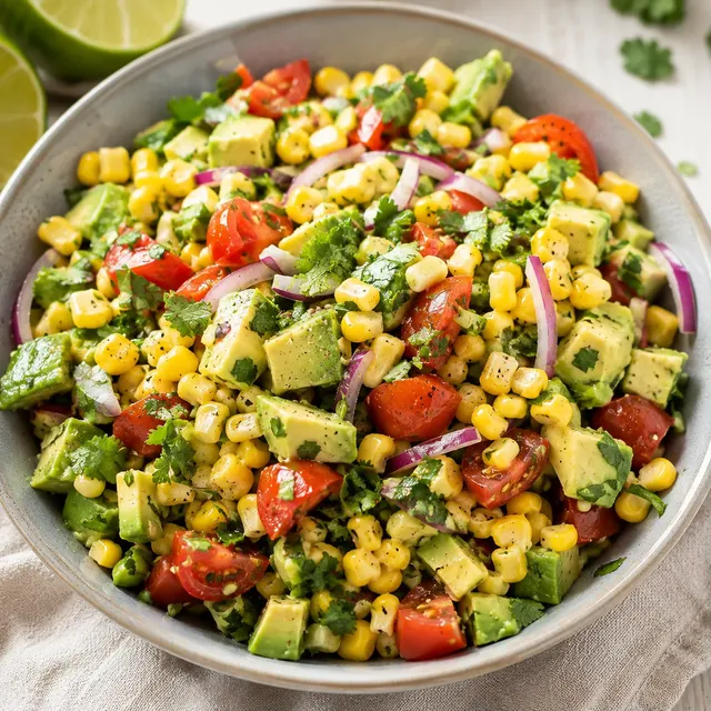 Salade Maïs & avocat frais