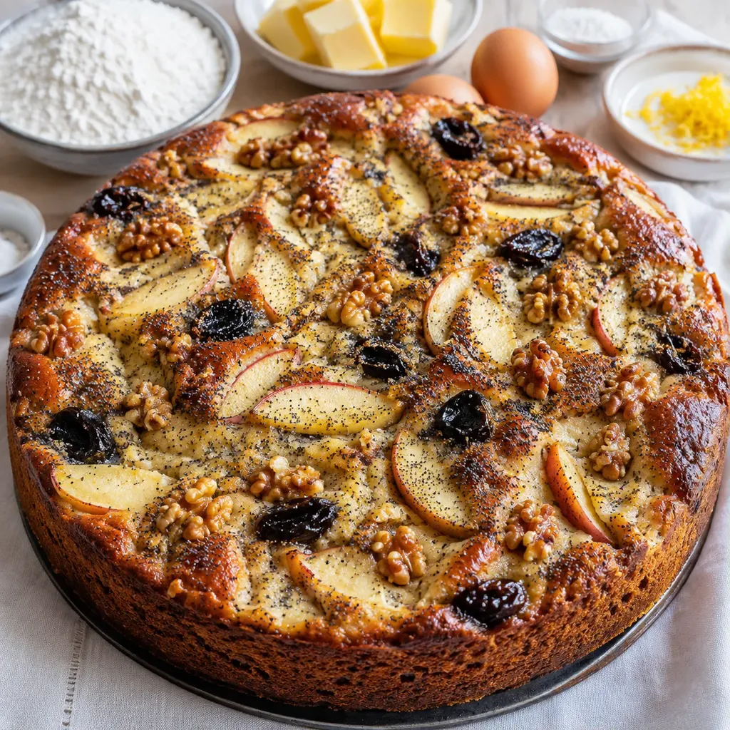 Pommes et noix gourmand