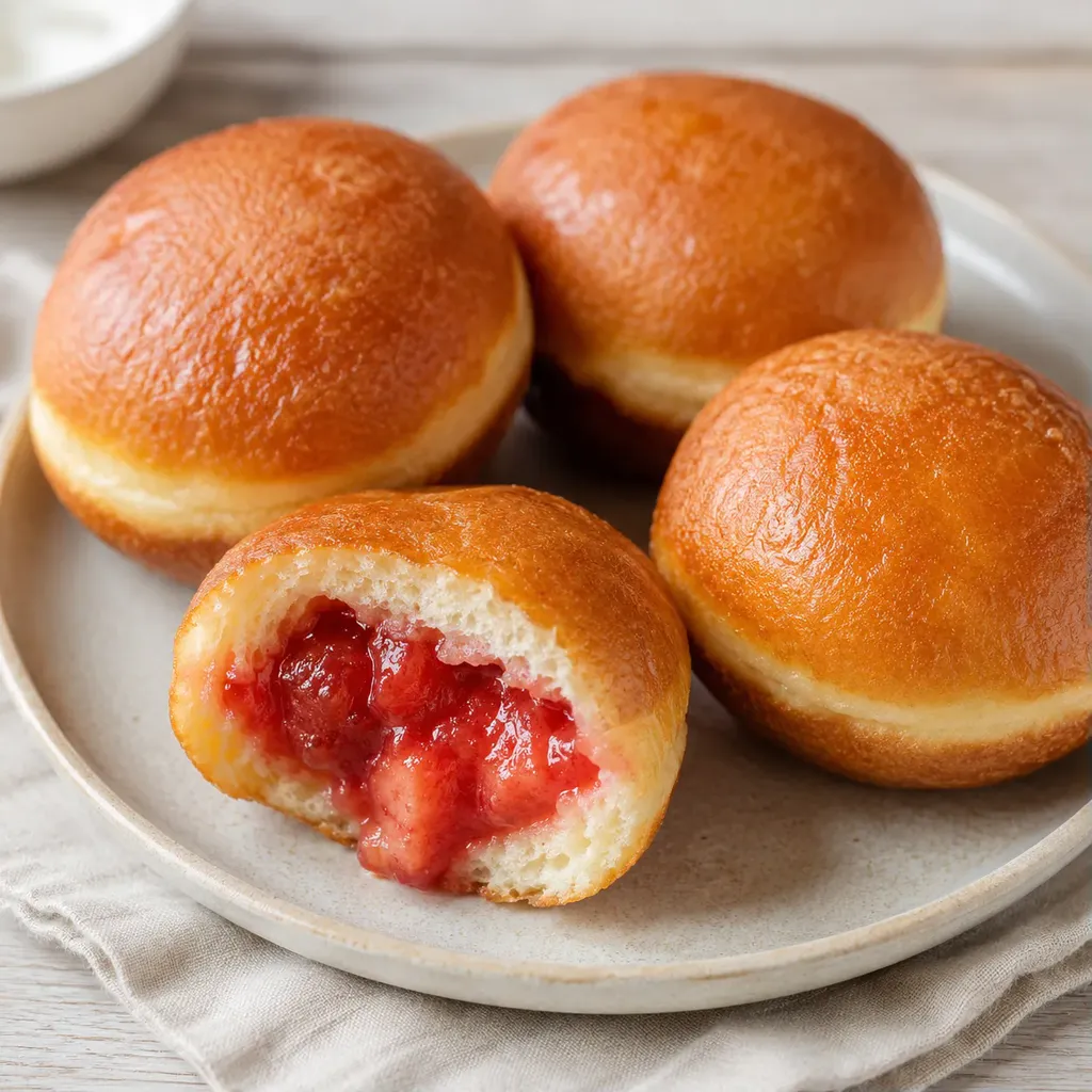 Beignets aux fraises