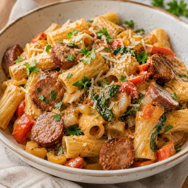Pâtes cajun onctueuses