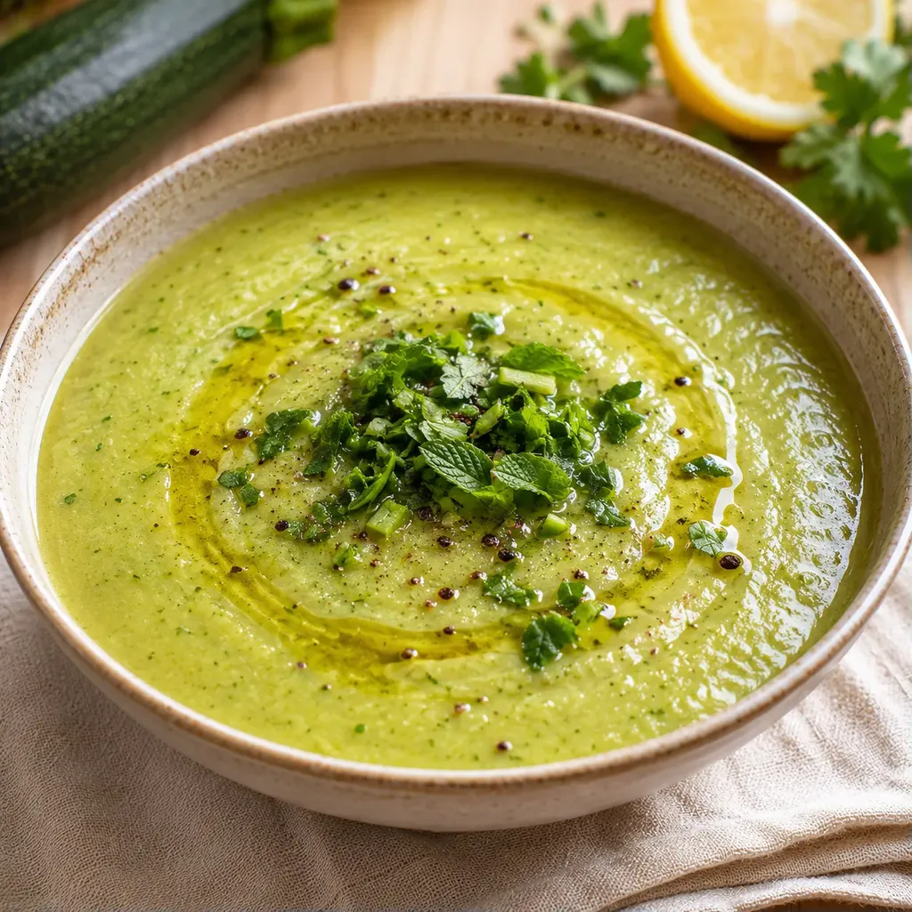 Veloutée Courgettes aux herbes