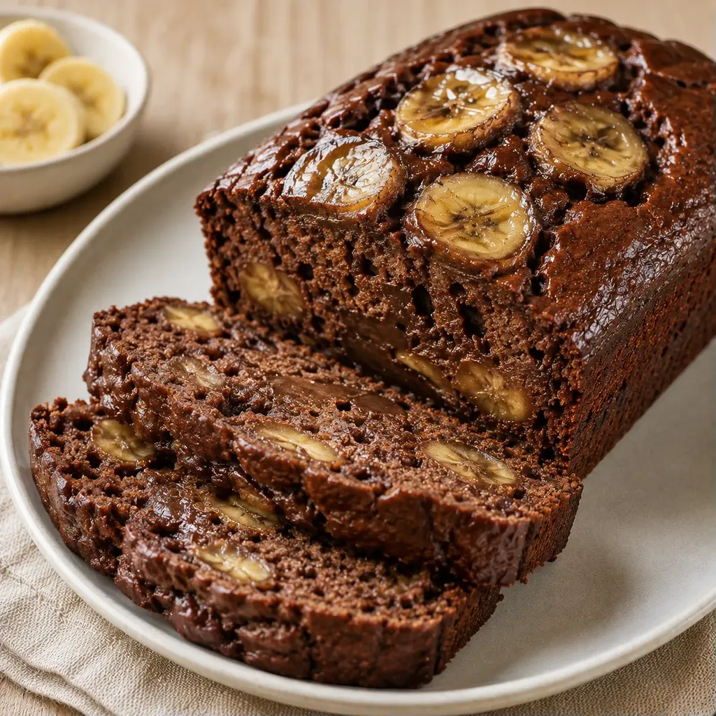 Bananes et Nutella moelleux