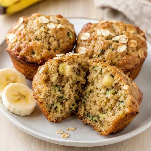 Muffins bananes et avoine