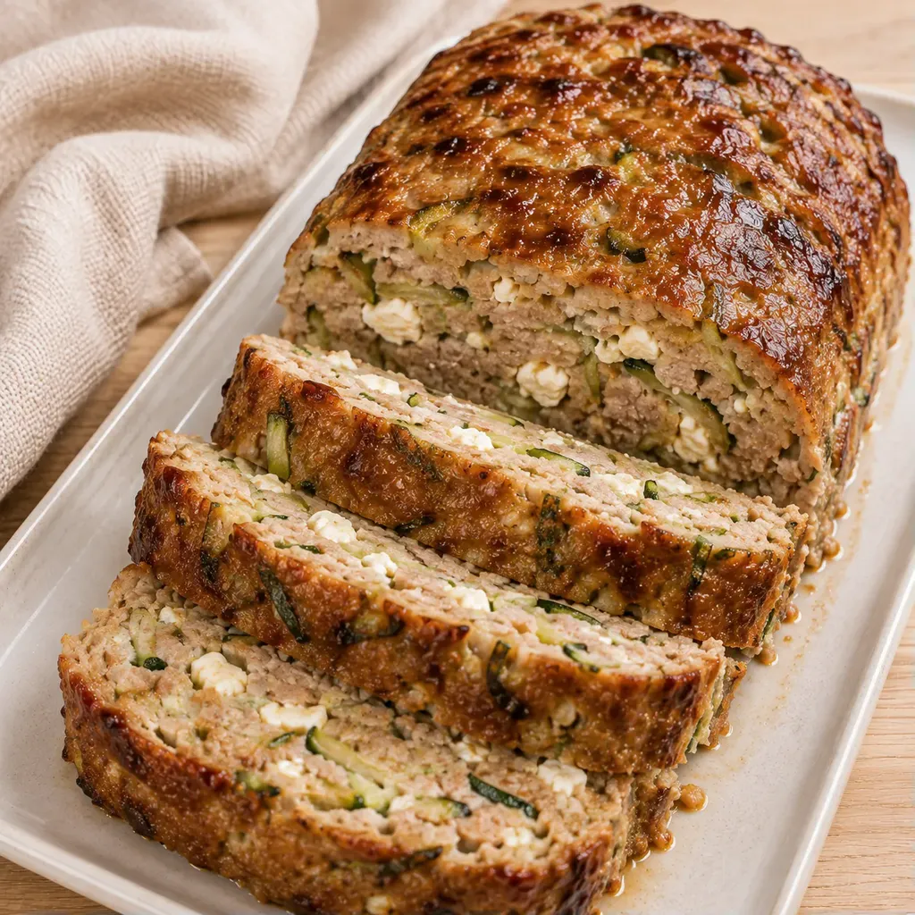 Viande dinde courgette